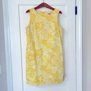 Vintage Lilly Pulitzer dress yellow, size 6P